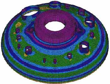 Head of mixing vessel